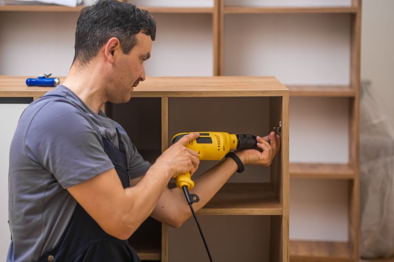 Custom Bookshelves Installation in Winston Salem, NC
