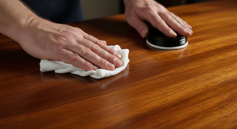 Commode Refinishing detail